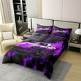 thumbnail image 2 of Race Car Cotton Duvet Cover Full,Purple Sports Car Men Bedding Set,Race Car Competition Comforter Cover Bedding 3 Pieces (No Comforter),Competition Extreme Sports Quilt Cover,2 Pillowcases, 2 of 6