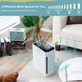 thumbnail image 4 of Costway H13 True HEPA Air Purifier Portable Air Cleaner with Adjustable Wind Speeds, 4 of 10