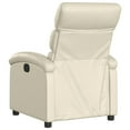 thumbnail image 2 of vidaXL Fauteuil Inclinable Crème Similicuir, 2 of 6