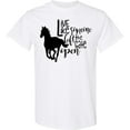 thumbnail image 3 of Inktastic Live Like Someone Left the Gate Open Horse Silhouette T-Shirt, 3 of 5