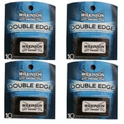 Wilkinson Sword Double Edge Razor Blades, 10 ct. (Pack of 4)