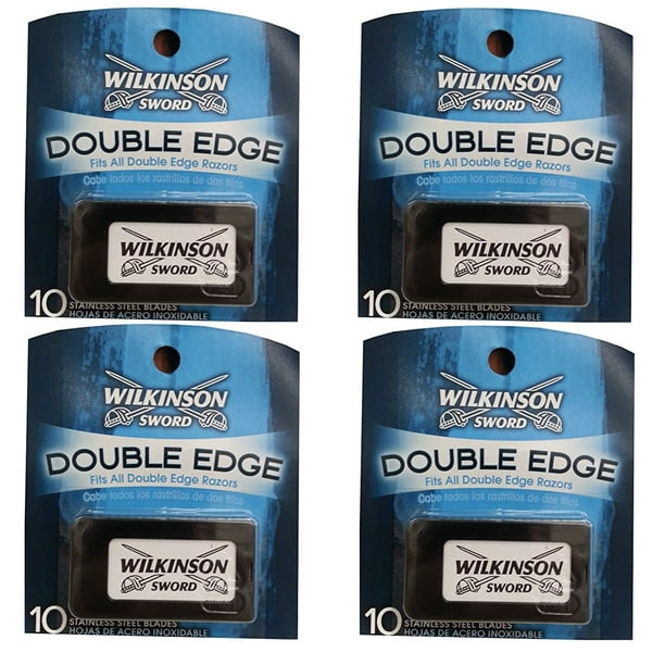 Wilkinson Sword Double Edge Razor Blades, 10 ct. (Pack of 4) - Walmart