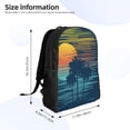 thumbnail image 3 of Rocae Palm Trees print Computer bag with separate compartment, suitable for 15 inch laptop backpack, gift for men and women, 3 of 8