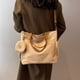 thumbnail image 5 of Bolsos de lona grandes - Bolso bandolera para computadora portátil para mujer Bolso de lona Bolso de hombro, 5 of 6