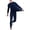 Z1-Navy, variant on Dovford Men's Thermal Underwear Set Winter Warm Base Layers Thermal Top and Bottoms Long Johns Set