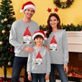 thumbnail image 2 of Fiaer Matching Family Merry Christmas Sweatshirts Funny Graphic Crew Neck Pullover Long Sleeve Loose Fit Casual Trendy Xmas Tops Women M, 2 of 7