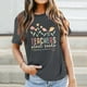 thumbnail image 1 of MKLEKYY Playeras Mujer Camiseta Informal Y Versátil Con Estampado De Letras Para Mujer, Ideal Para El Día Del Maestro Y La Temporada Escolar Talla S, 1 of 3