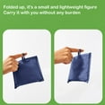 thumbnail image 5 of Tote Bags for Women QTOCIO Waterproof Folding Shopping Bag Large Capacity Solid Color Environmentallys Friendly Handbag Supermarket Portable Shopping Bag, 5 of 6