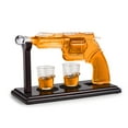 thumbnail image 3 of Trajes de divisor de vino Juegos de decantador de whisky para hombres Regalos únicos de whisky para hombres Perfecto dispensador de licor fresco con forma de pistola de 8.5 oz con dos vasos de 1.7 oz, 3 of 8