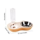 thumbnail image 3 of Juego de comederos dobles para gatos con cuencos elevados de acero inoxidable para comida y agua – Base antideslizante, dispensador automático de agua, diseño 2 en 1 para comida seca o húmeda., 3 of 6