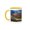 Yellow/White, variant on 3drose, Alaska, Brooks Range, Arctic Nwr. Mountains and Ivishak River., 11oz Mug