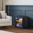 thumbnail image 5 of Yeego 65 Can Beverage Refrigerator, Freestanding Mini Beverage Cooler with Glass Door and Adjustable Removable Shelves for Drinks,1.62 Cu.ft., 5 of 9