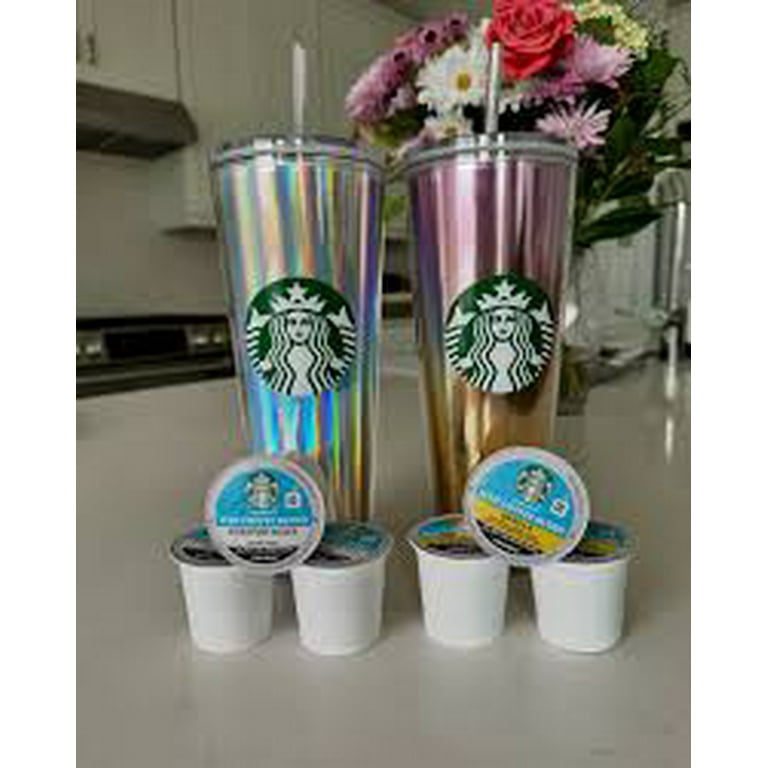 Starbucks Coffee - ２セット 24oz Starbucks Tumbler Set with Iced Coffee K-Cups, 2-pack