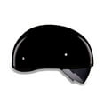 thumbnail image 3 of Daytona Helmets DS8-A ‘Skull Cap' Gloss Black Half Face Helmet with Inner Shield Black, 3 of 7