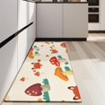 thumbnail image 4 of Orange Mushroom Fox Light Pattern Kitchen Rug Mat,Kitchen Runner Rugs Non Skid Washable,Decorative Kitchen Floor Mats for Kitchen,Sink,Laundry,17"X47", 4 of 5