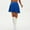 czb# Dark Blue433, variant on Women'S Plaid Pleated Tennis Skirt Solid Color High Waist Sports School Uniform Skirts Stylish A-Line Skater Skirts With Lining Shorts Athletic Skort ,Pink,L