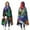 Multicolor Butterfly Group, variant on Wearable Blanket,White Orange Butterfly Leaf Pattern Hooded Wearable Flannel Blanket for Adults & Teens,Winter Poncho Shawl Wrap Cape Cozy Anti-Pill,50"x60"