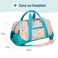 thumbnail image 4 of Wildkin Kids 18" Carrying Handles and Removable Padded Shoulder Strap Duffel Bag, Confetti Peach, 4 of 7