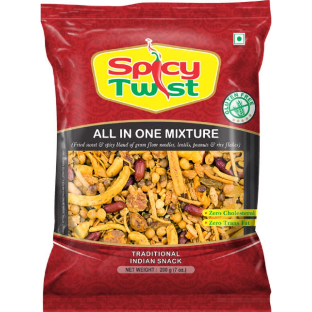 Spicy Twist Indian Snack Mix All in One Mixture (7 oz.) 1 Pack