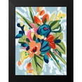 thumbnail image 2 of Vess, June Erica 12x14 Black Modern Framed Museum Art Print Titled - Petal Pop I, 2 of 5