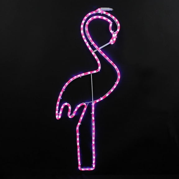 Novelty Lights 36" Tropical Pink Flamingo LED Rope Light Motif