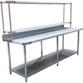thumbnail image 1 of Pro-Kitchen - Stainless Steel Work Table with Backsplash - 30D x 96W inches - 1 Unit - Durable and Hygienic Work Surface for Commercial Kitchens (1ct), 1 of 7