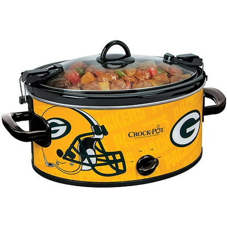 Crock-Pot 6-Quart NFL Slow Cooker, Green Bay Packers