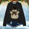 thumbnail image 1 of Chandails Grande Taille pour Femmes 2025 Imprimé Graphique Tendance Manches Longues Col Rond Tricot Automne Décontracté Coupe Ample, 1 of 4