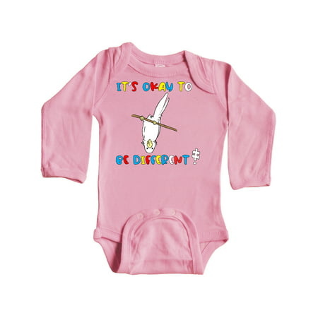 

Inktastic Autism Awareness It s Okay to be Different! Silly Bird Gift Baby Boy or Baby Girl Long Sleeve Bodysuit