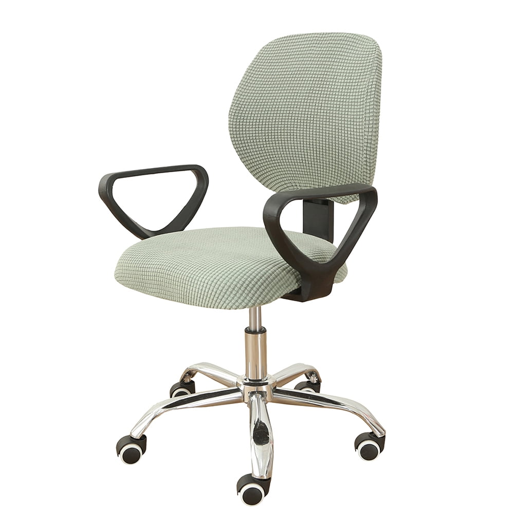 Hododo Computer Office Chair Cover Stretch Textured Grid Split Task