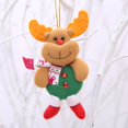 thumbnail image 1 of Adornos navideños de Papá Noel, muñeco de nieve, Reno, decoraciones colgantes para árbol de Navidad, colgante de pared para puerta, 1 of 4