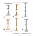 thumbnail image 4 of Toystoory Soporte de almacenamiento de velas, organizador de Metal dorado y plateado a la moda, jarrón de flores de para carretera, Bar en casa, Kits de decoración para fiestas Oro/37cm Toystoory HA067966-02, 4 of 6