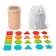 thumbnail image 1 of Lipstore Montessori Sticks Matching Sorting Toy Sensory Matching Toy Cognitive Fine Motor Set B, 1 of 8