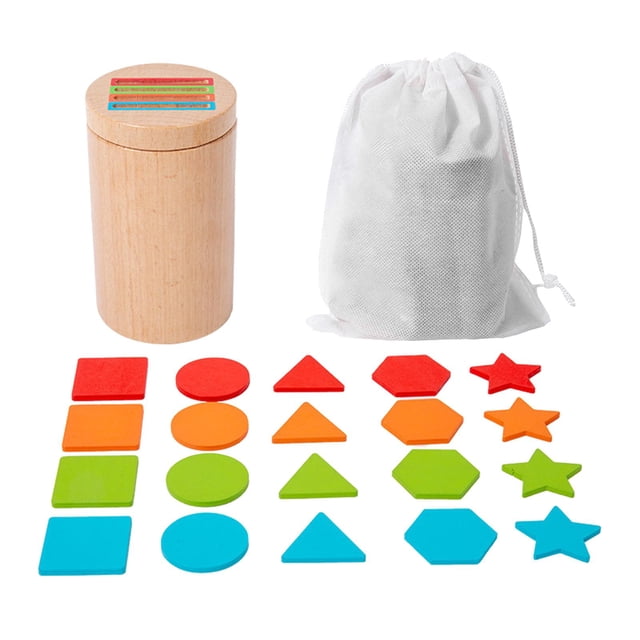 Lipstore Montessori Sticks Matching Sorting Toy Sensory Matching Toy Cognitive Fine Motor Set B