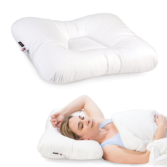 Almohada de soporte cervical Core Products Tri-Core Comfort Zone