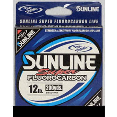 New Sunline Super FC sniper 12LB 200YDS Fluorocarbon Line Natural Clear 