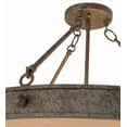 thumbnail image 4 of Meyda Tiffany 158204 Dionne 3 Light 14" Tall Semi-Flush Bowl Ceiling Fixture - Corinth, 4 of 7