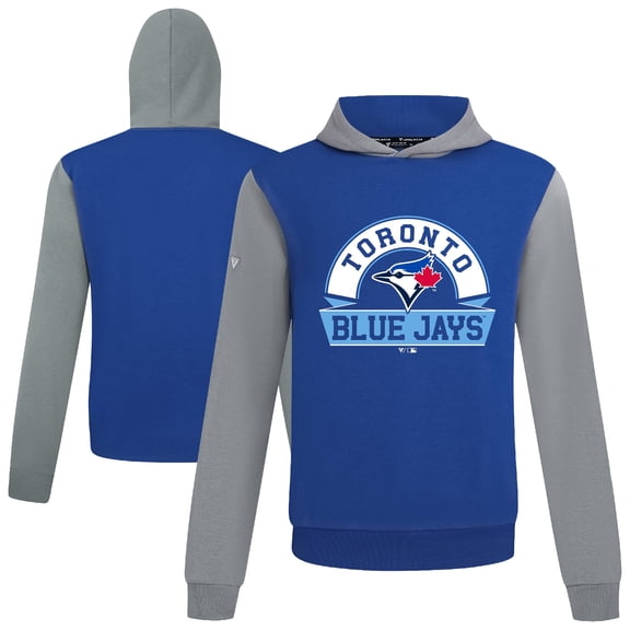 Men's Levelwear Royal Toronto Blue Jays Throwback Ultimate Banner Arch Hoodie