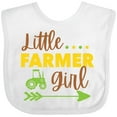 thumbnail image 3 of Inktastic Little Farmer Girl Girls Baby Bib, 3 of 4