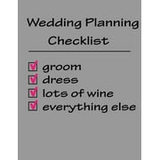 Wedding Planning Checklist