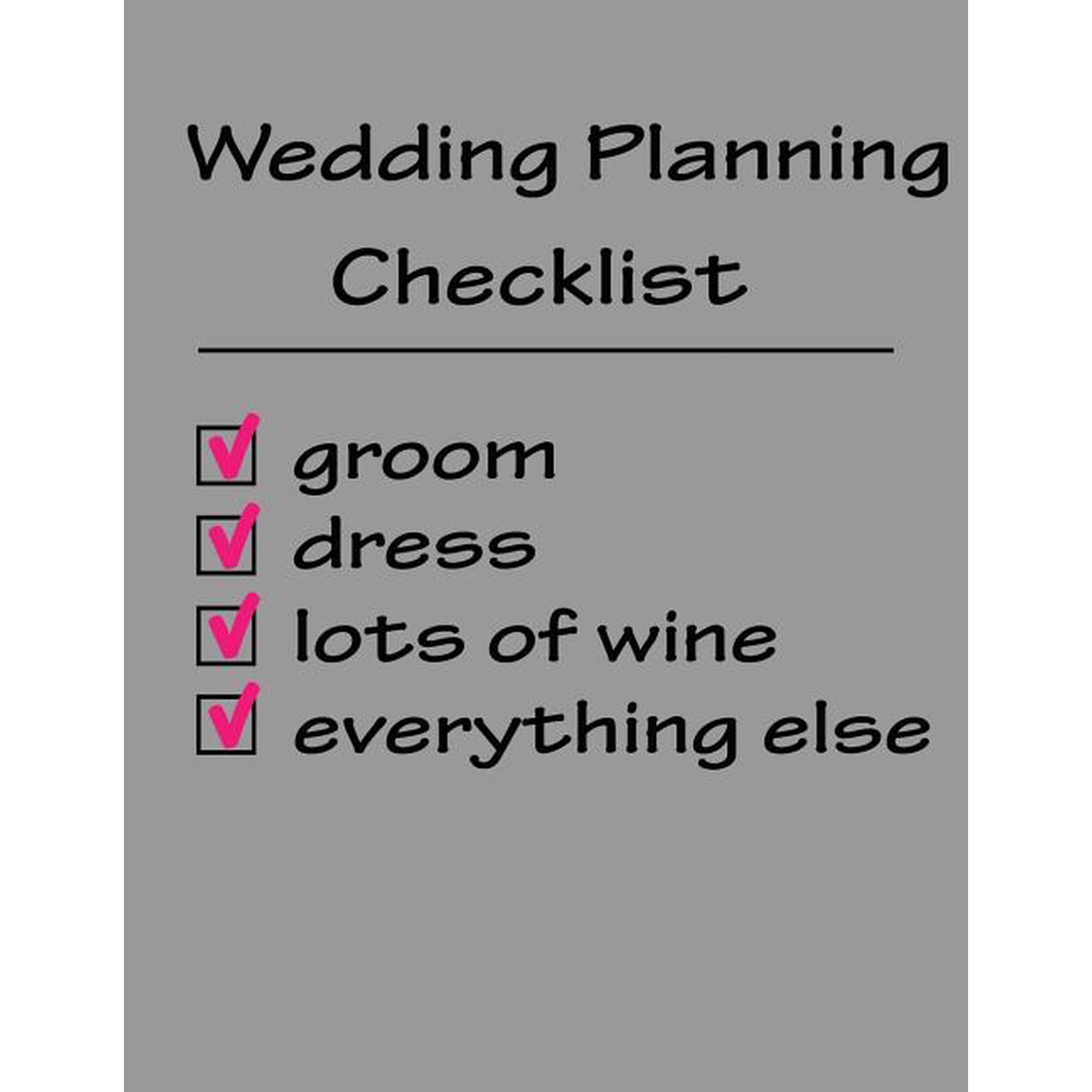 Wedding Planning Checklist