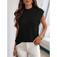 thumbnail image 5 of Suéter Sin Mangas de Cuello Redondo para Mujer, Negro, Talla XL, 5 of 9