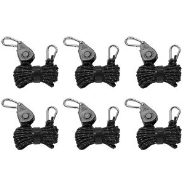 Accesorios para Acampar Reflectantes A Prueba Viento Ajustables Con Líneas Tensoras 4 Mm ()