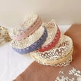 thumbnail image 4 of Uccdo Girls Retro Plaid Headband Little Girl Lace Hair Hoop Hairband Headwear, 4 of 5