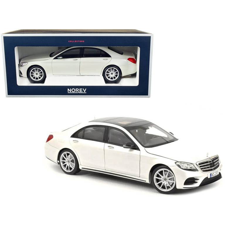  Norev NV183792 1:18 S-Class AMG-Line 2018-White Metallic  Mercedes-Benz Collectable Model, Multi : Arts, Crafts & Sewing