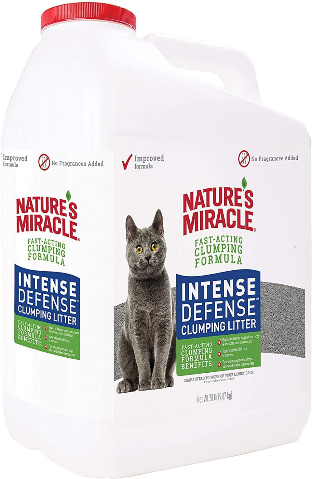Cat Litter with Fast Acting Super Absorbing Formula Natures Miracle Intense Defense Clumping Litter 