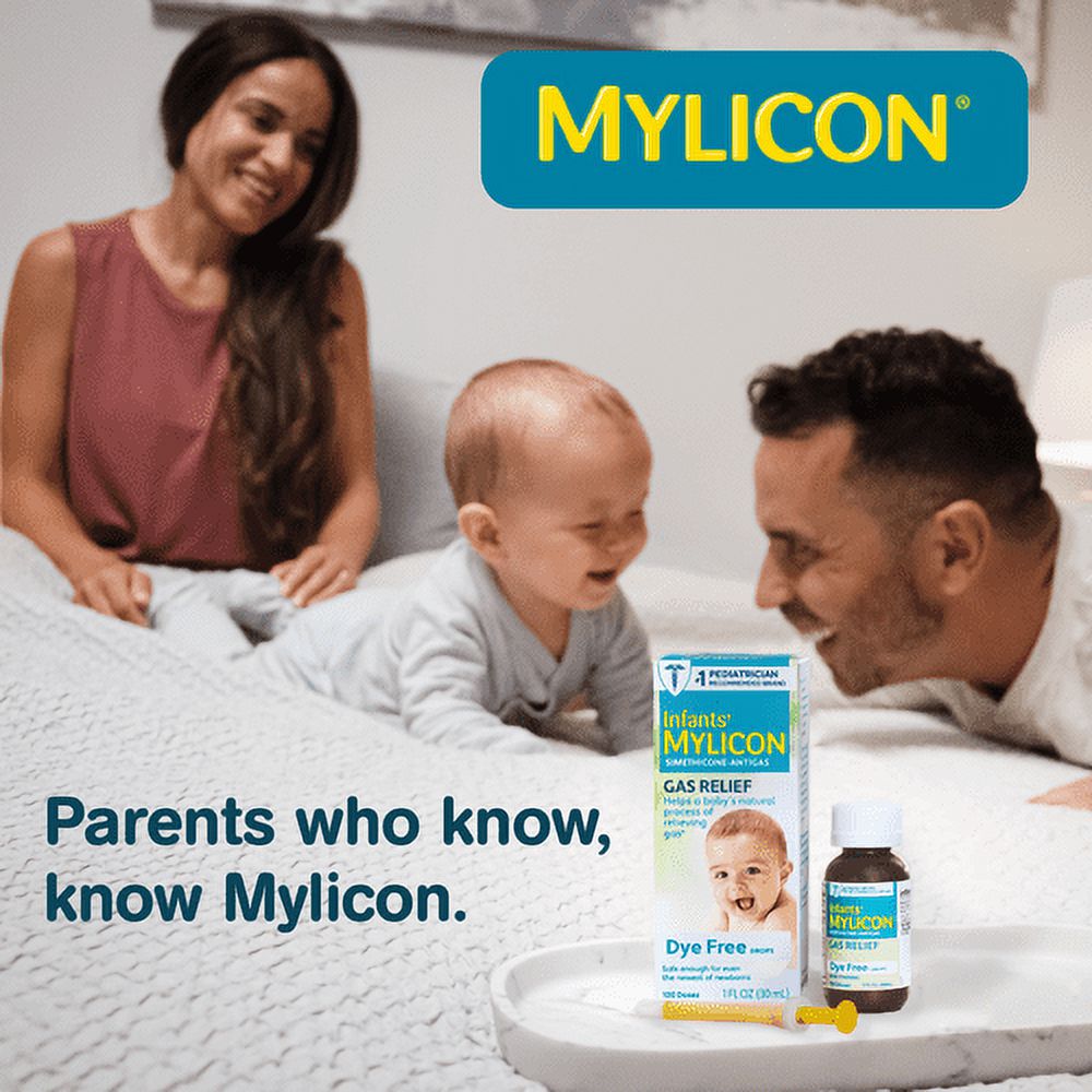 Infants' Mylicon Gas Relief Drops, Dye Free Formula, 1 oz - image 5 of 5