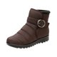 thumbnail image 2 of Zapatos de mujer invierno cálido viejo Beijing algodón moda Slip-on Casual Color sólido impermeable nieve botines felpa tacones bajos Wmkox8yii shkj643, 2 of 5