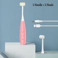 thumbnail image 1 of 3D Children's Electric Toothbrush 5 Modes Rechargeable Smart Brush Head 3 Side Children's Adult Toothbrush, 1 of 9
