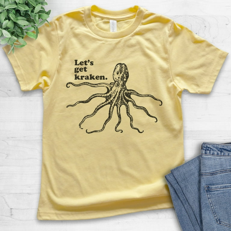 Let's Get Kraken Giant Squid Octopus T-Shirt Funny Pun Shirt Let's Get Kraken Giant Squid Octopus T-Shirt Funny Pun Shirt